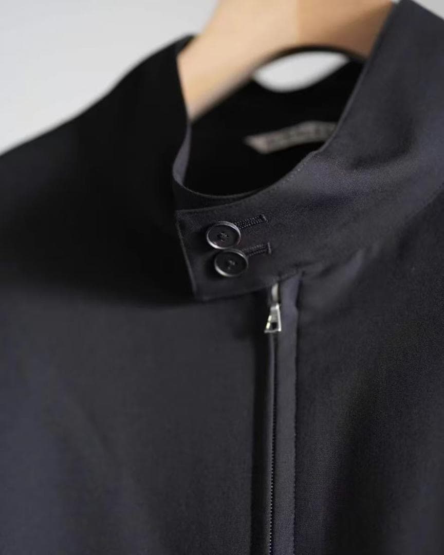 AURALEE ブラック ジャケット ジップアップ 4