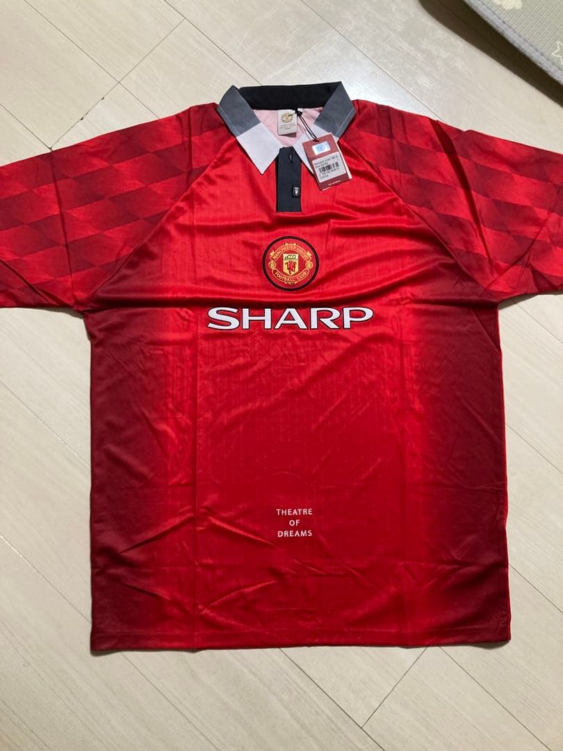 【新品未使用タグ付き】マンチェスターユナイテッド96-98復刻ホームユニフォーム