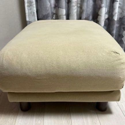 さむすん 無印良品 オットマン ベージュ脚無