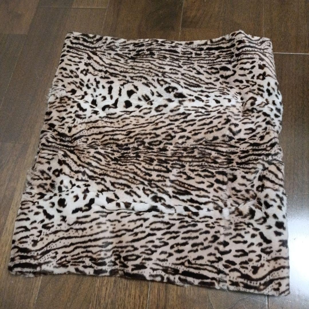 KARL DONOGHUE レオパード柄ファー　スヌード　リアルファー　【美品】