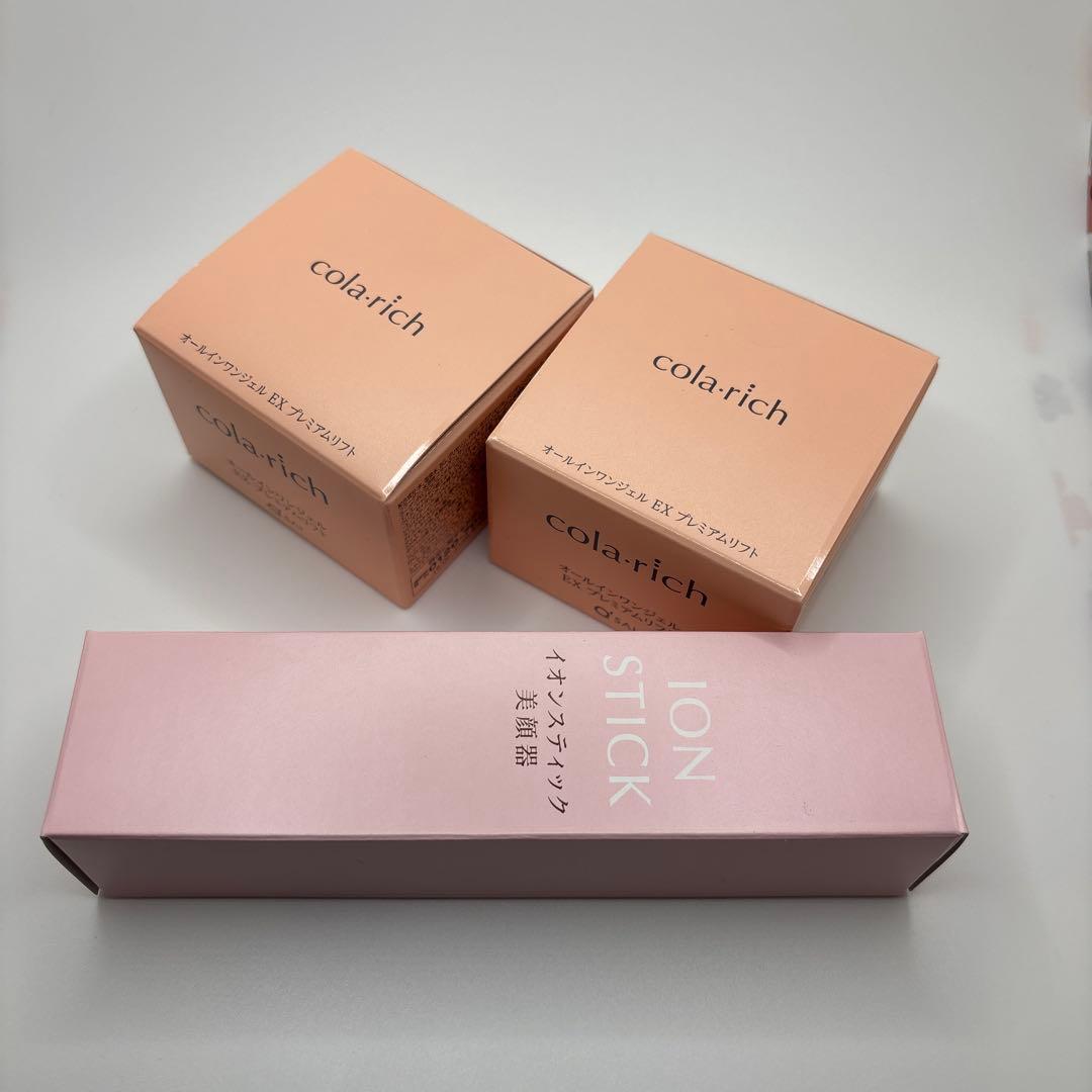 コラリッチ EX プレミアムリフトジェル55g×2個　　　　　美顔器のおまけ付き