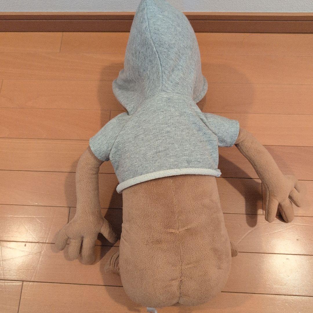 [E.T.]　特大フード付きぬいぐるみ　約55cmのサイズ
