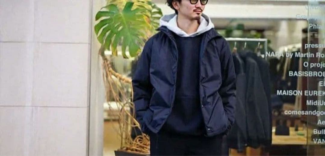 UNUSED アンユーズド コーチジャケット 中綿シンサレート ブラック Ｌ