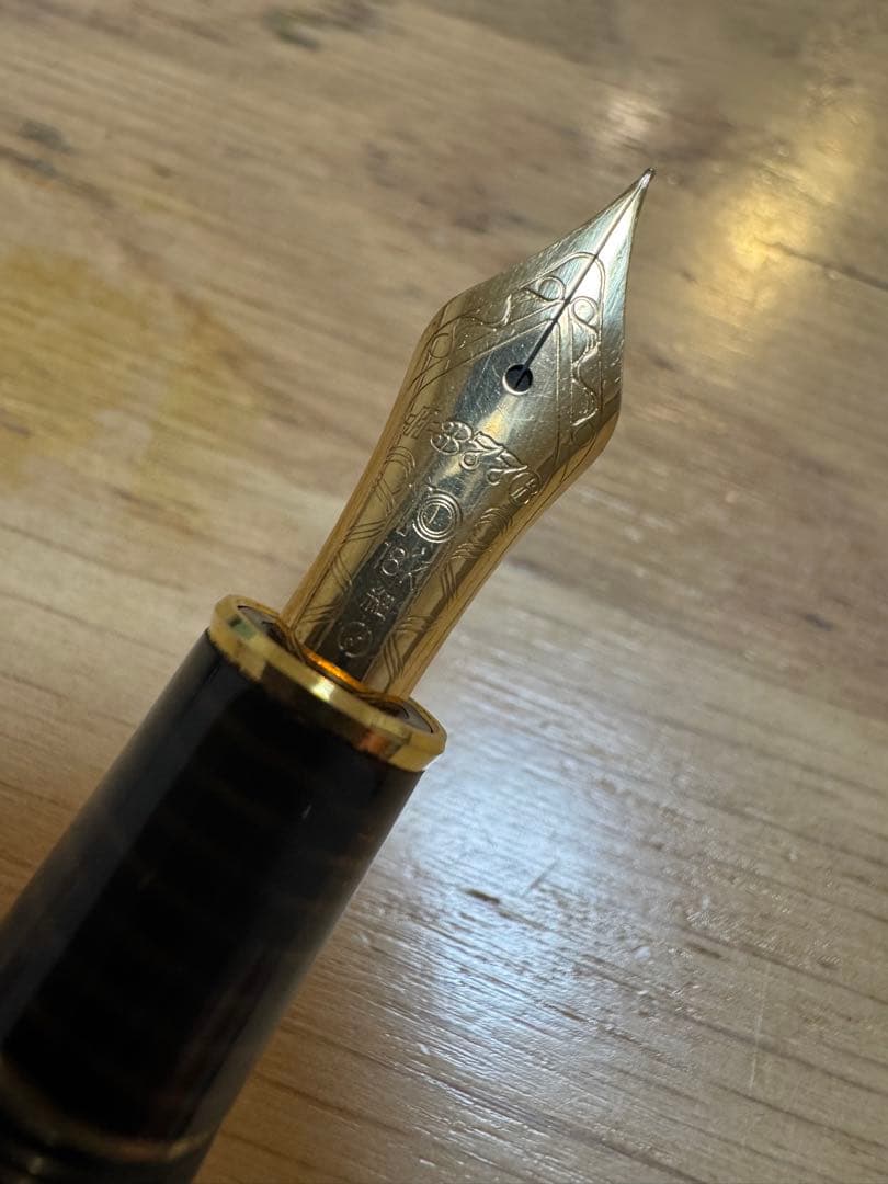 PLATINUM プラチナ 万年筆 3776 ペン先 18K 細 18金