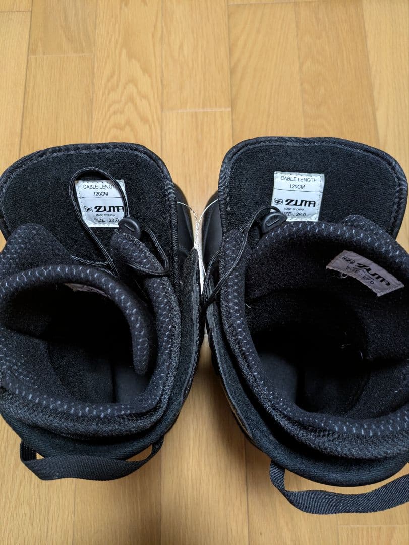 ZUMA ブラック スノーボードブーツ ボアシステム