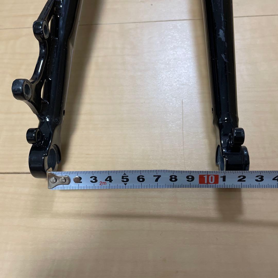 クロモリ製MTBフロントフォーク 肩下430mm 15x110mm 中古 訳あり