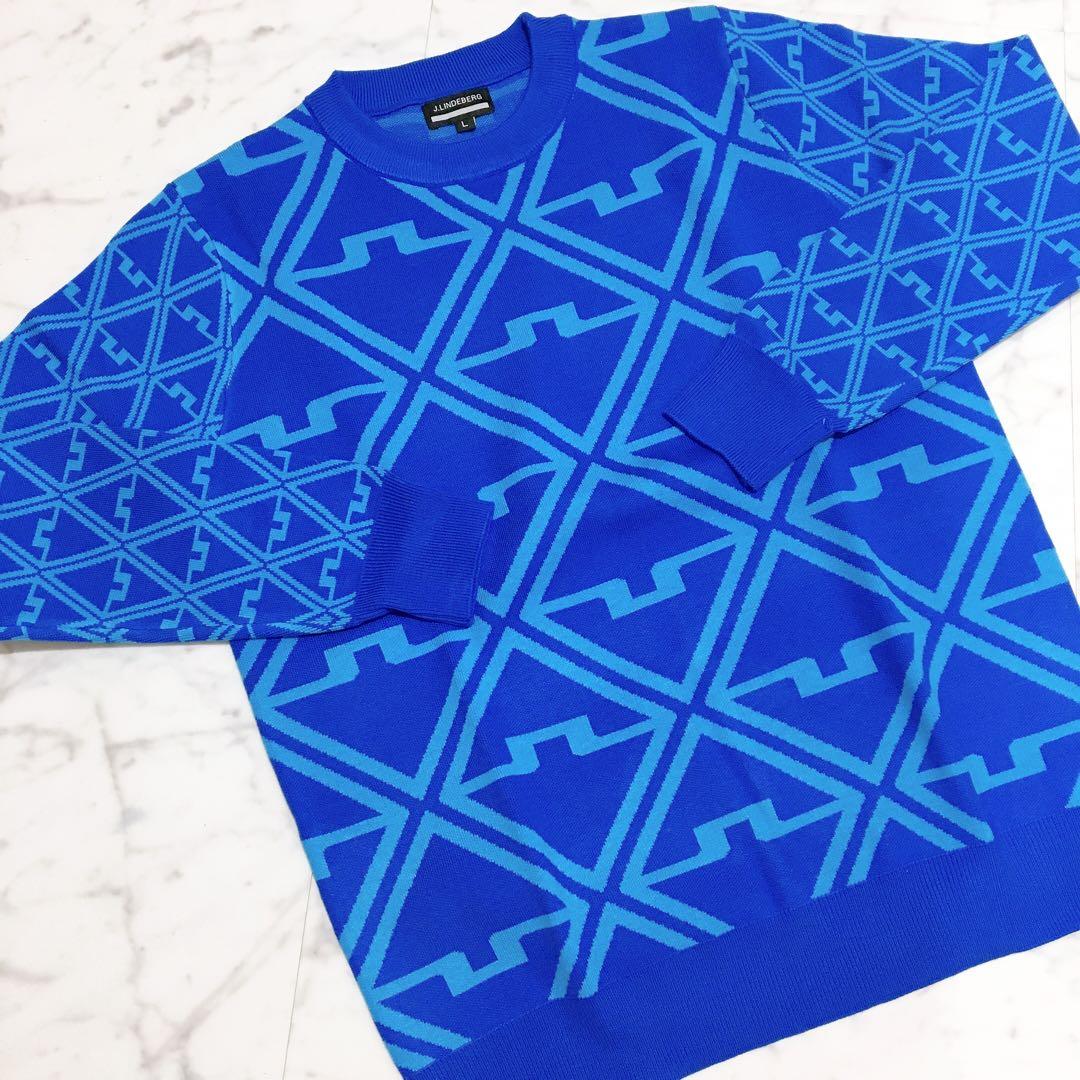 新品未使用 ゴルフ ジェイリンドバーグ メンズ セーター 長袖 Lサイズ