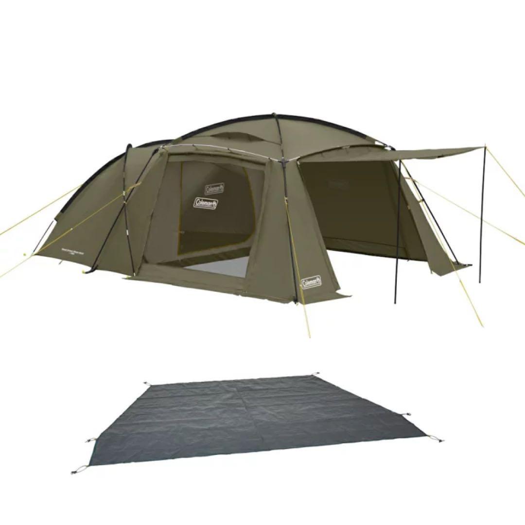 Coleman ラウンドスクリーン2ルームハウス(オリーブ)限定色