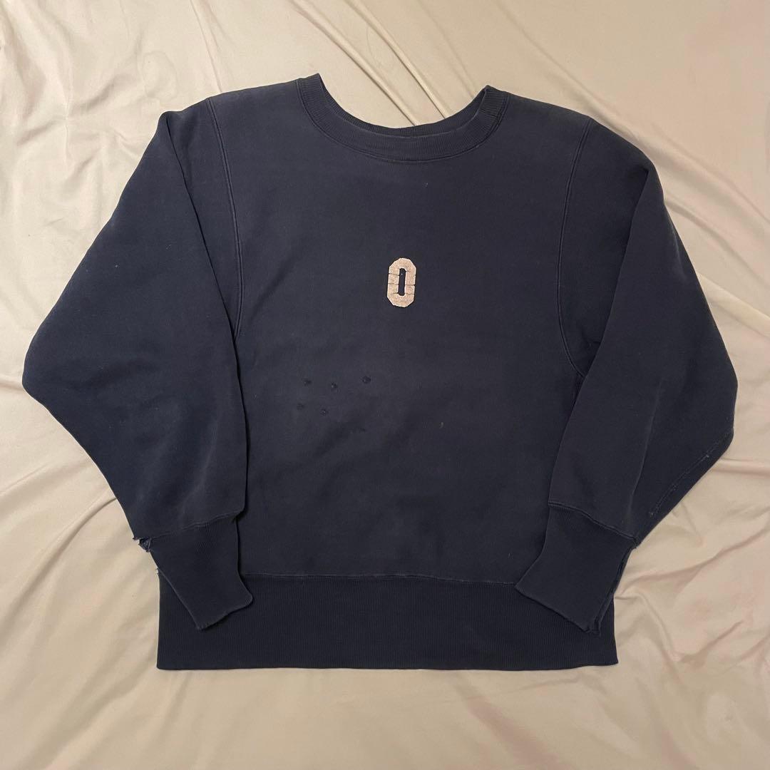 Special 70s 単色タグ Champion リバースウィーブ XS 紺