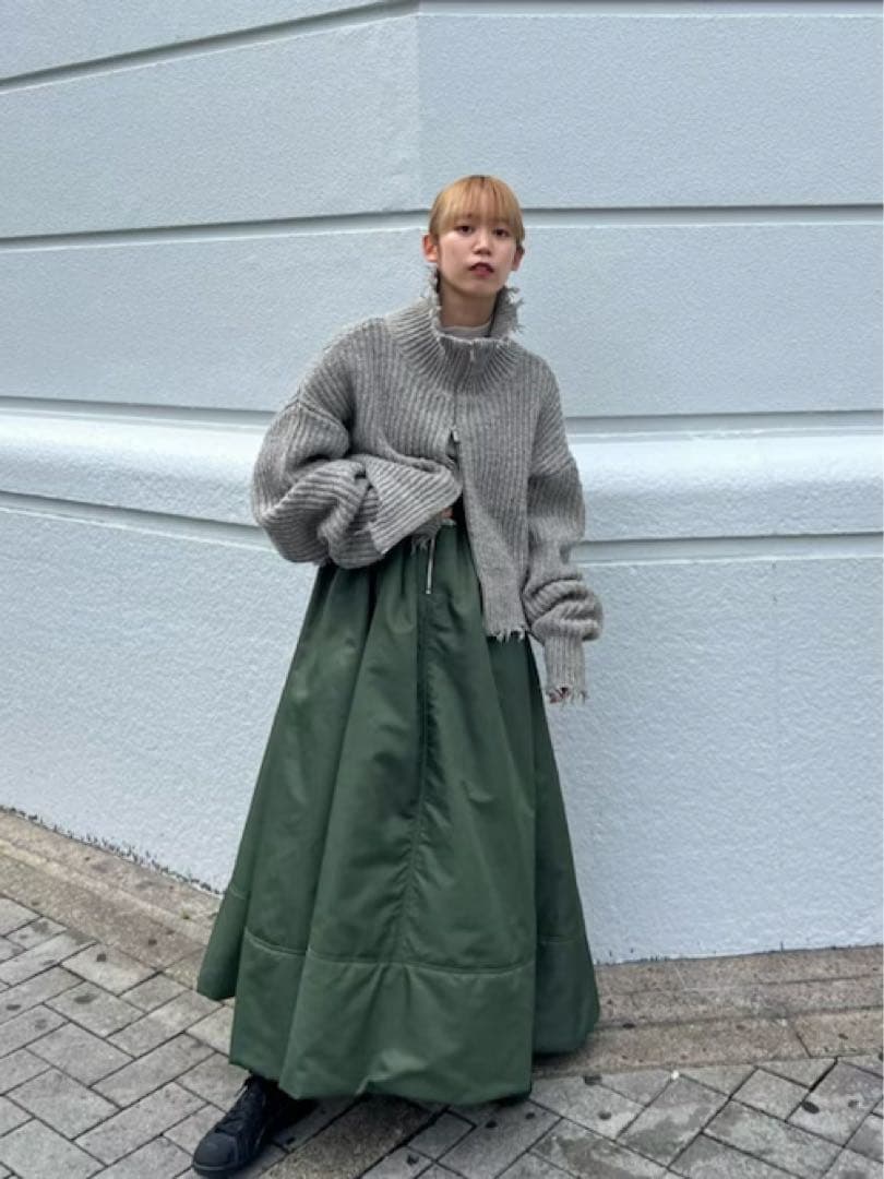 2WAYフロントジップニット【MAISON SPECIAL/メゾンスペシャル】