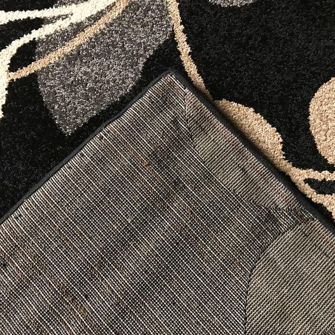 ラグ ラグマット 160x228cm カーペット ブラック ウィルトン織