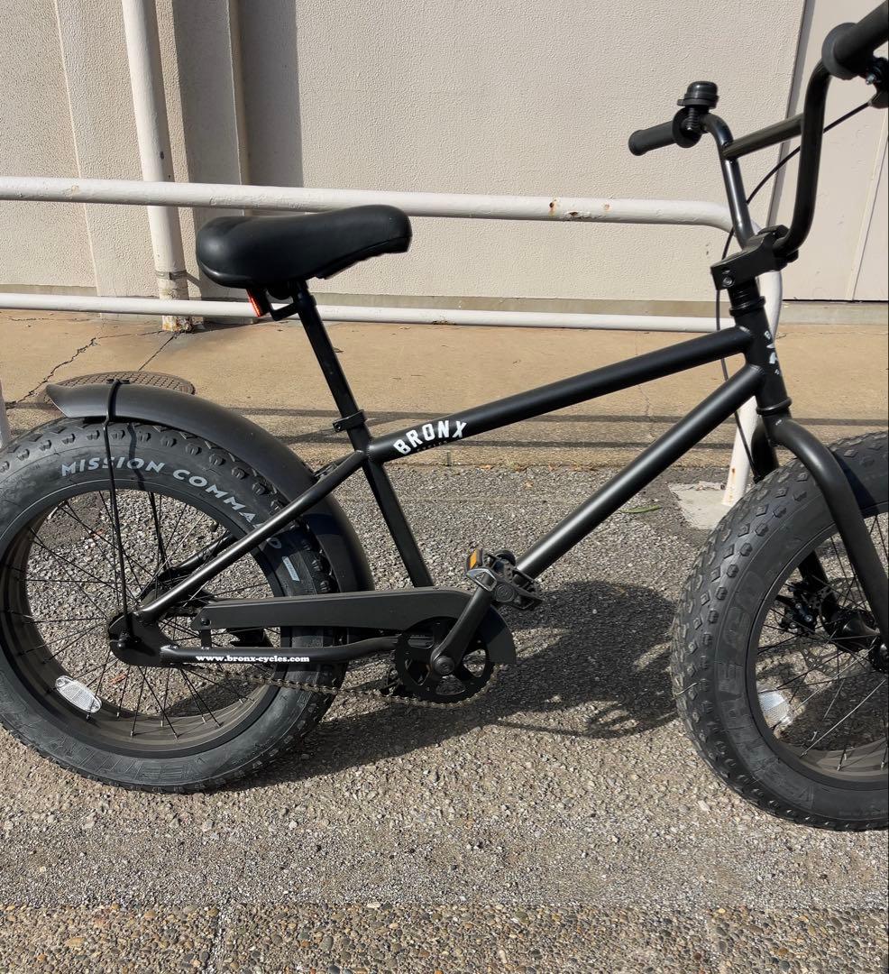 【引取限定】 BRONX ブロンクス マットブラック ファットバイク 自転車
