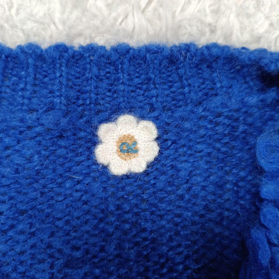 美品✨45R　モヘヤファー　上質タムロングカーディガン　3　コート　羽織