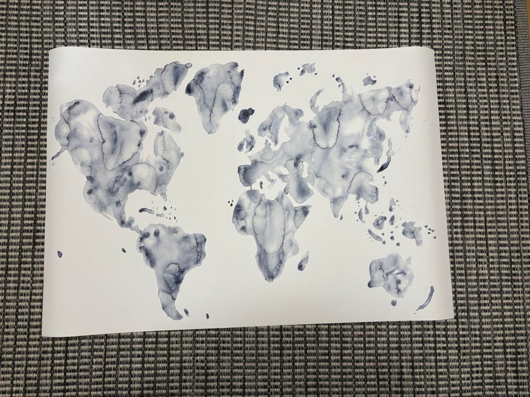 SILKE BONDE | BLUE WORLD POSTER 北欧 ポスター