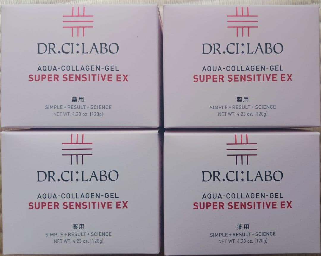 4個ドクターシーラボ 薬用アクアコラーゲンゲル スーパーセンシティブEX120g