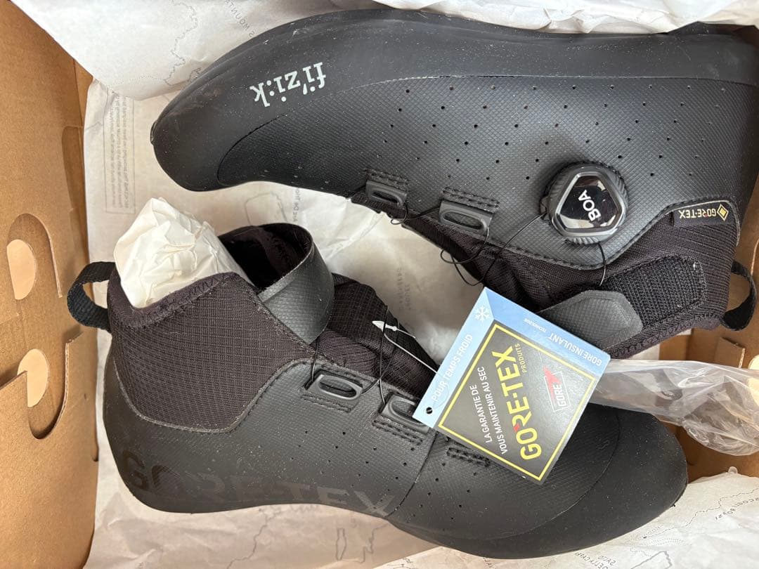 fi'zi:k ブラック ハイカットシューズ BOA ゴアテックス　中古美品