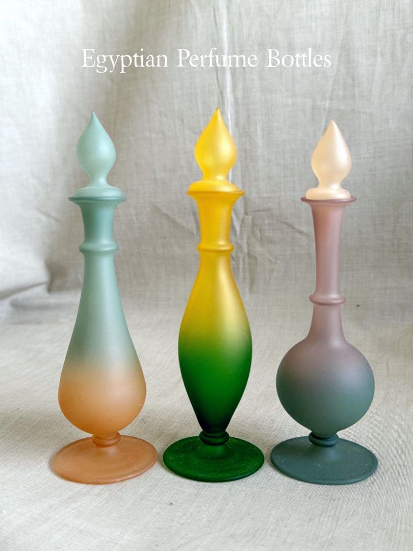 珍品 エジプト 香水瓶 小瓶 ガラス瓶 ヴィンテージ アンティーク 蚤の市