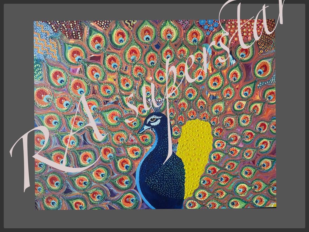 ★Original ART  ‘Peacock’