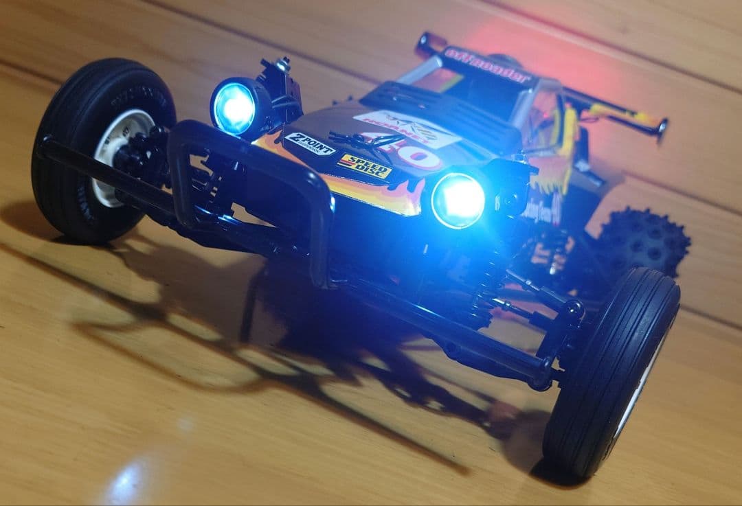 RCホーネットEVO.(LEDライト付)タミヤ＆プロポ＆バッテリー充電器完成品