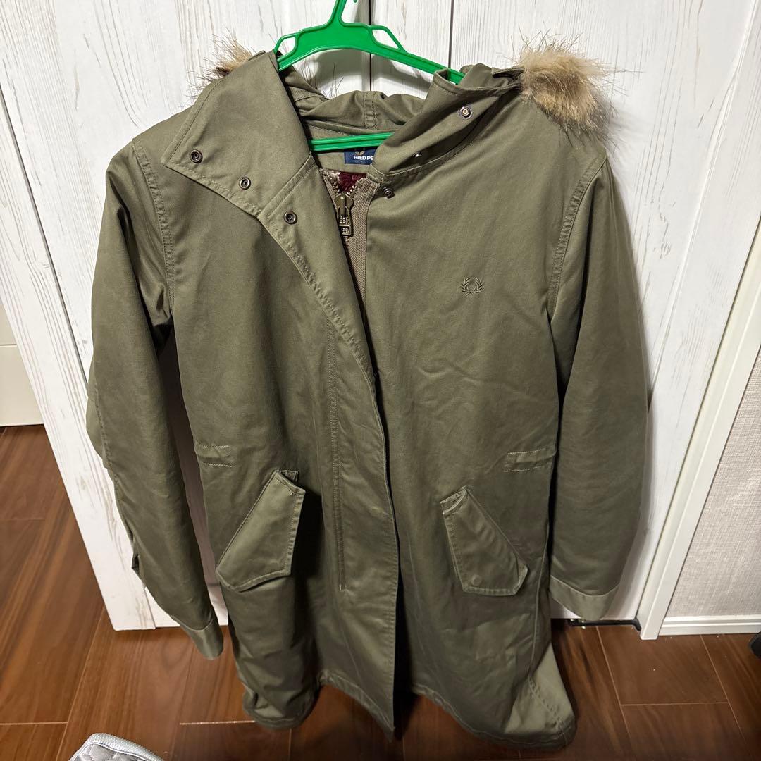 《希少美品》フレッドペリー　ユニオンジャック　ライナー付き　ファー　モッズコート