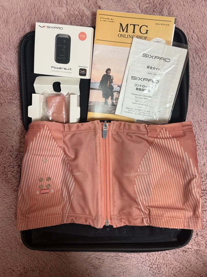 SIXPAD Powersuit Core Belt M ピンク