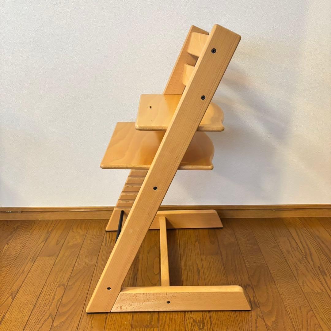 ストッケ　トリップ トラップ　ベビーチェア+ベビーセット　ナチュラル　S/N.4