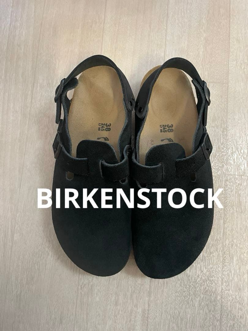美品　BIRKENSTOCK TOKIO トープ ブラック　38