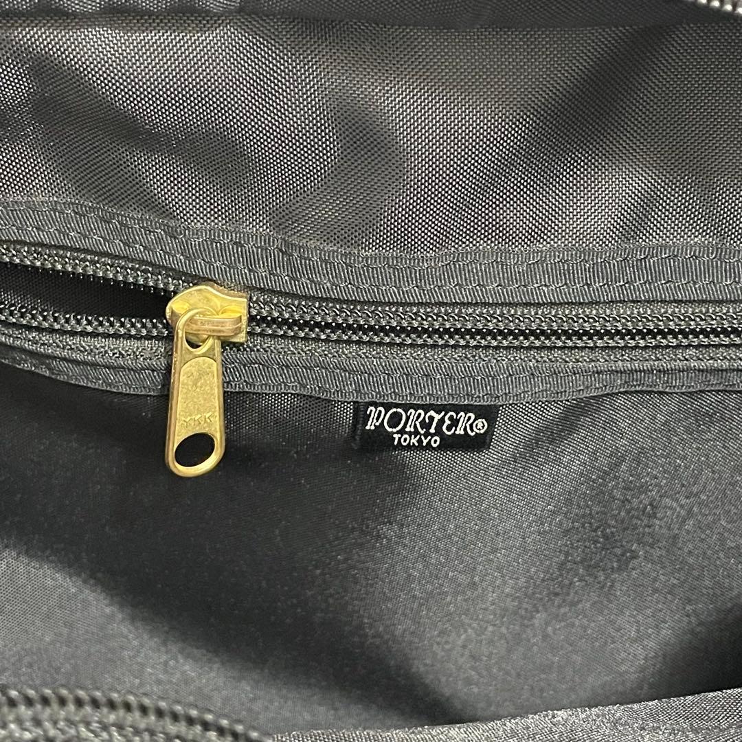 美品✨ ポーター テンション 2層式 2way 黒 ビジネスバッグ　自立