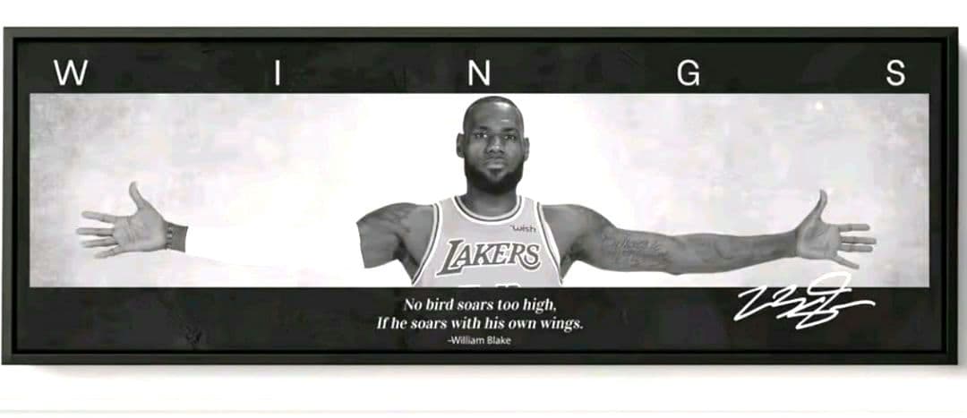 コービー、レブロン、カリー キャンバスプリントポスター ３枚セット