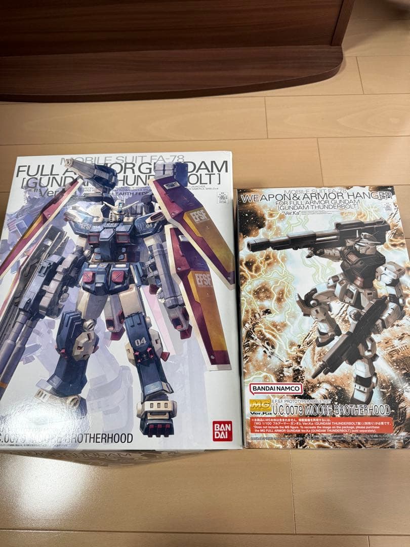 MG フルアーマーガンダム Ver Ka ＆アーマーハンガーセット