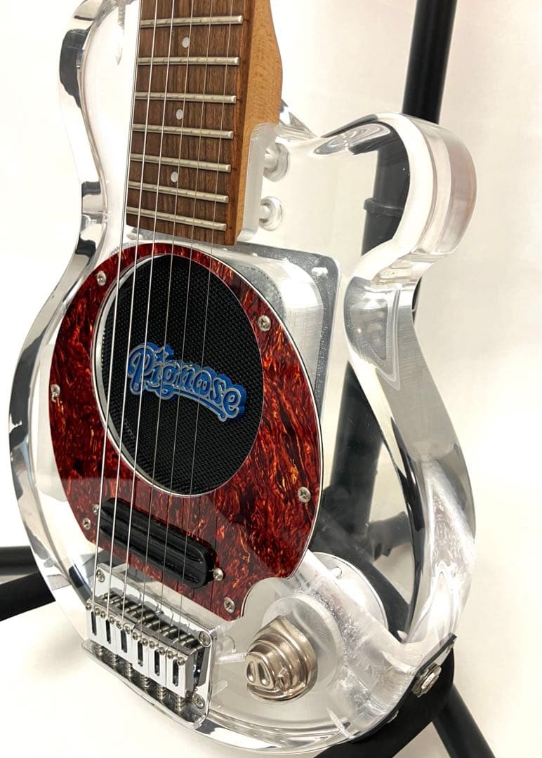 極希少 極美品 送料無料 Pignose ミニギター PGG スケルトン