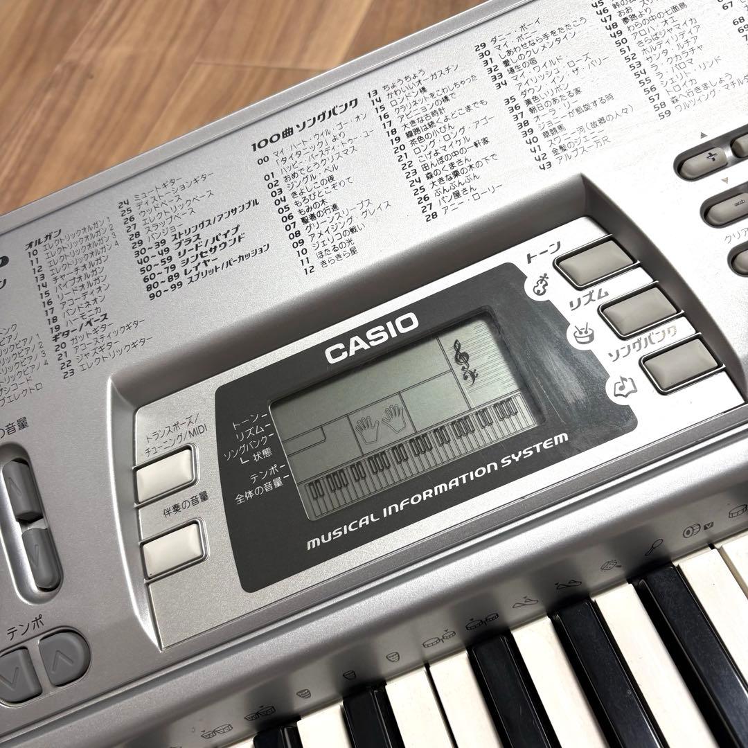 良品【CASIO CTK-496】電子キーボード　電子ピアノ　61鍵　動作確認済