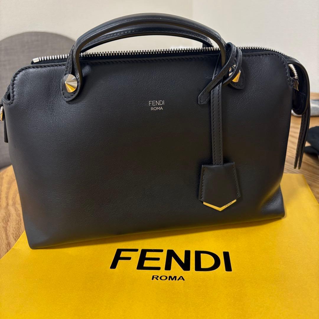 【美品】FENDI バイザウェイ　ミディアム　ブラック　写真追加