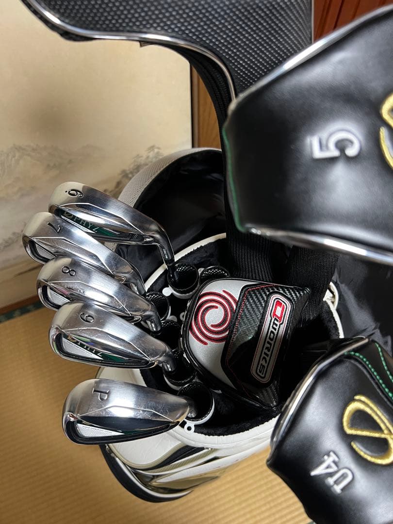 使用回数数回 PHYZ メンズクラブセット 8本 パター付き フレックスR　美品