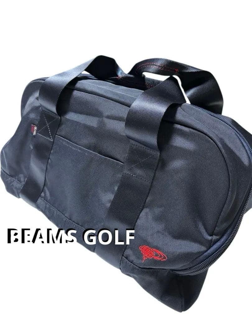 BEAMS GOLF ボストンバッグシューズ収納 ナイロン 大容量 ゴルフバッグ