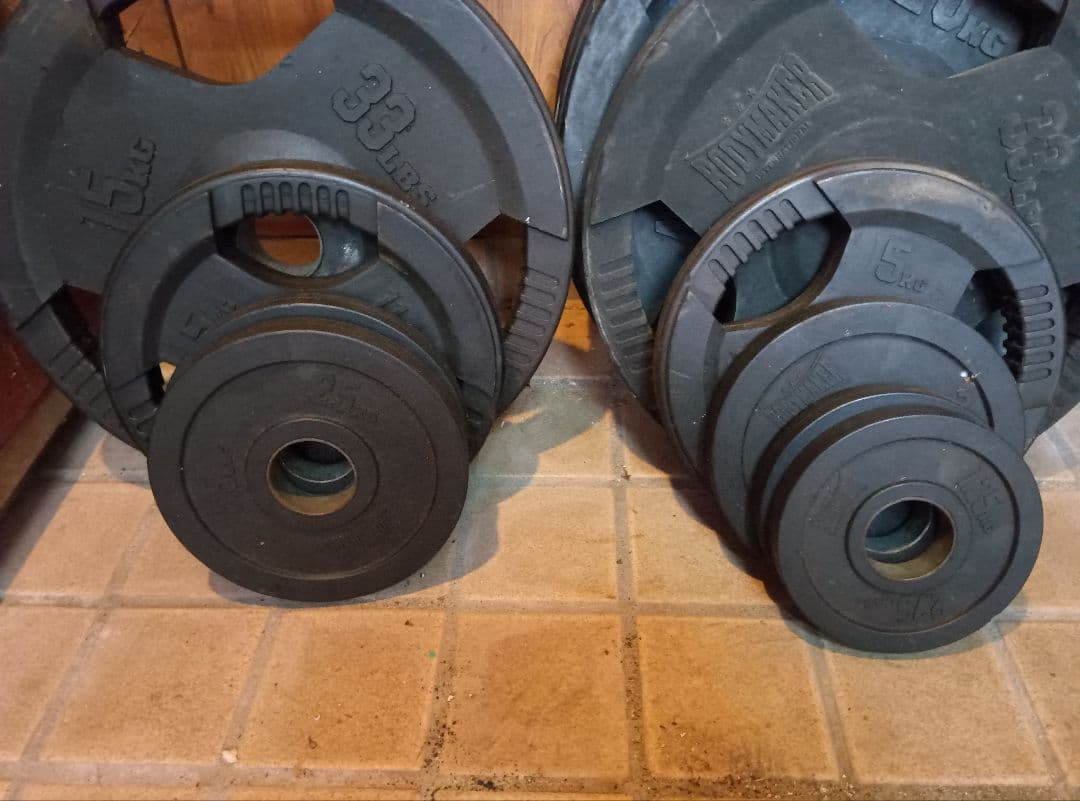 大阪　引取のみ　ボディーメーカー　ベンチプレス　セット　トレーニング　 赤白