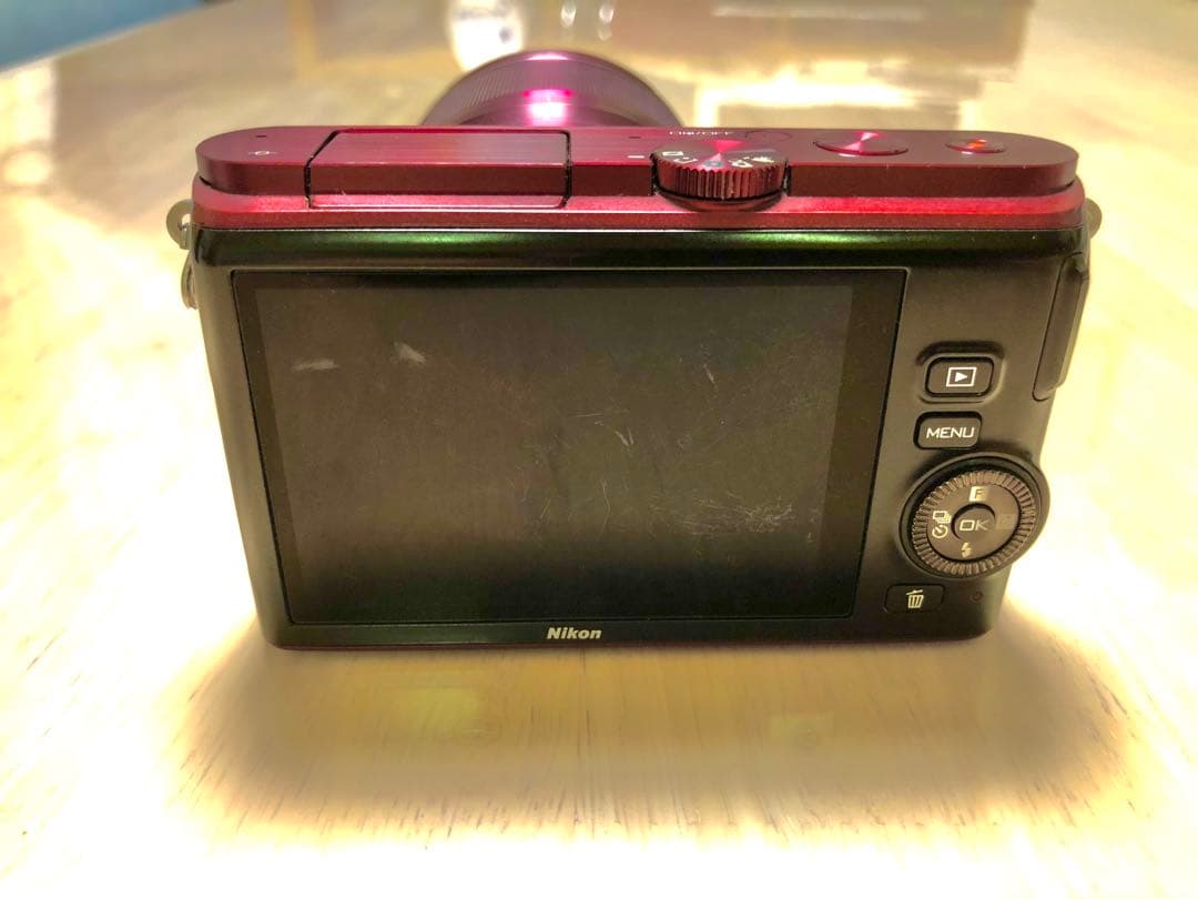 ニコン Nikon J3 10倍ズームレンズセット RED 保護レンズ付き