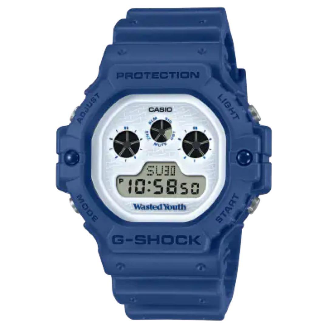 CASIO G-SHOCK Wasted Youth ネイビー