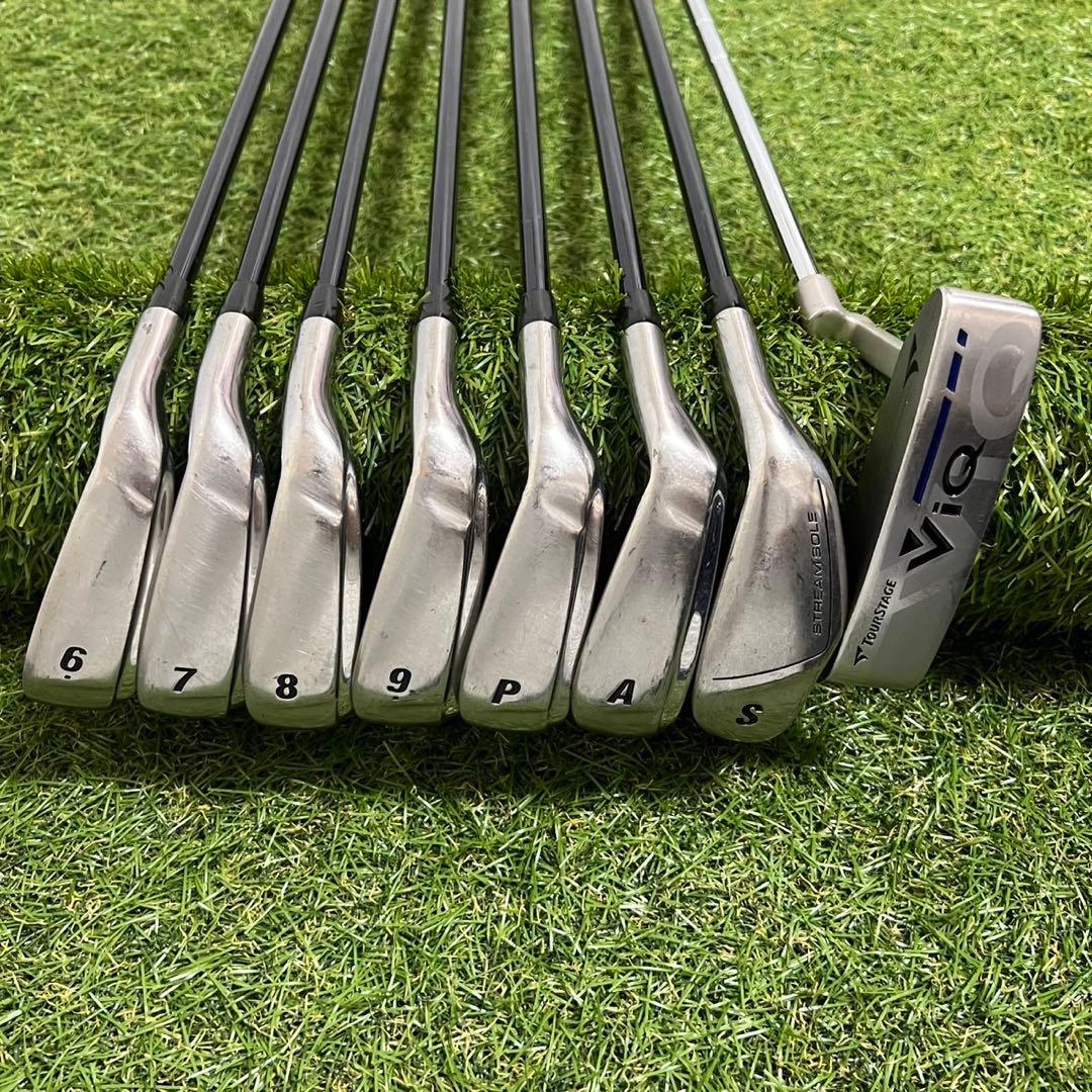 ブリヂストン ツアーステージ ViQ ゴルフセット 13本 右 R 初心者　中級