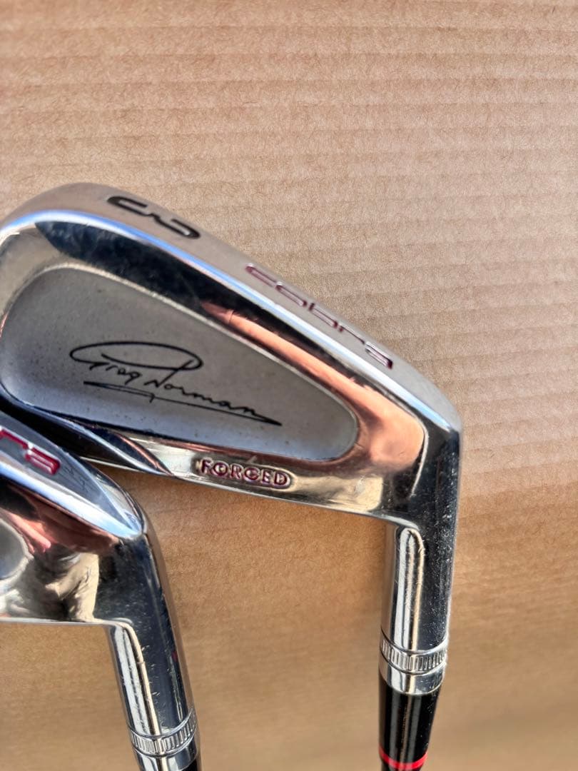 【希少】コブラ　アイアン9本　グレッグノーマン　シグネチャー　マッスルバック　錆