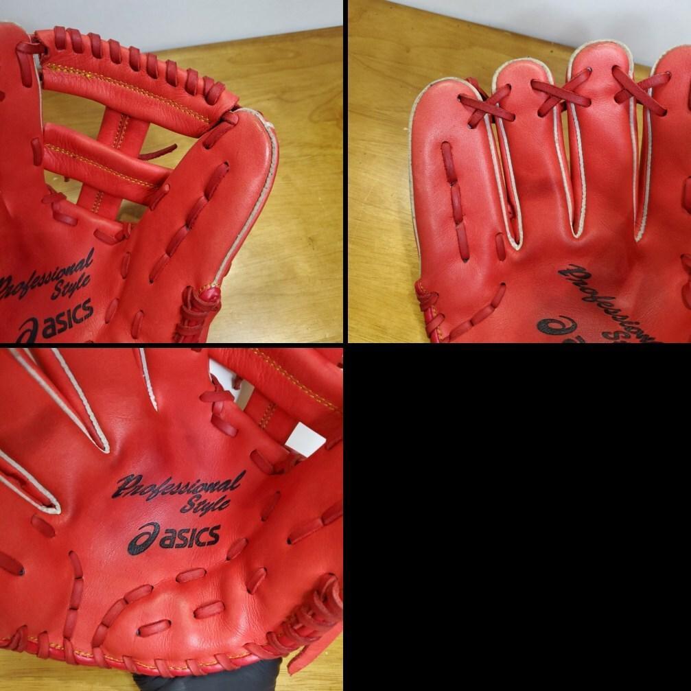 アシックス 田中広輔モデル 広島カープ 左投げ用 良品 児童用 軟式グローブ