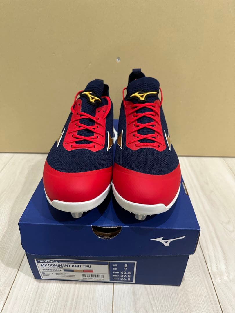 新品　ミズノプロ　ドミナント　限定　前田健太モデル　26cm