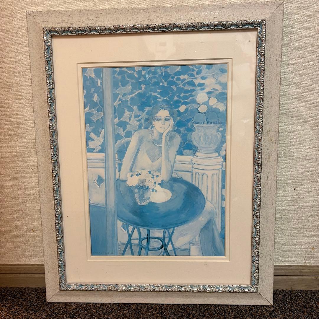 カシニョール額装　1995年の作品　庭園の薔薇