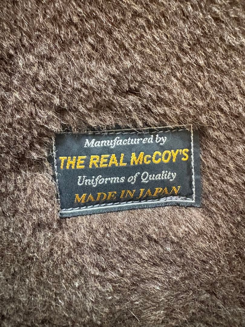 リアルマッコイズ USN アルパカ ベスト THE REAL McCOY'S