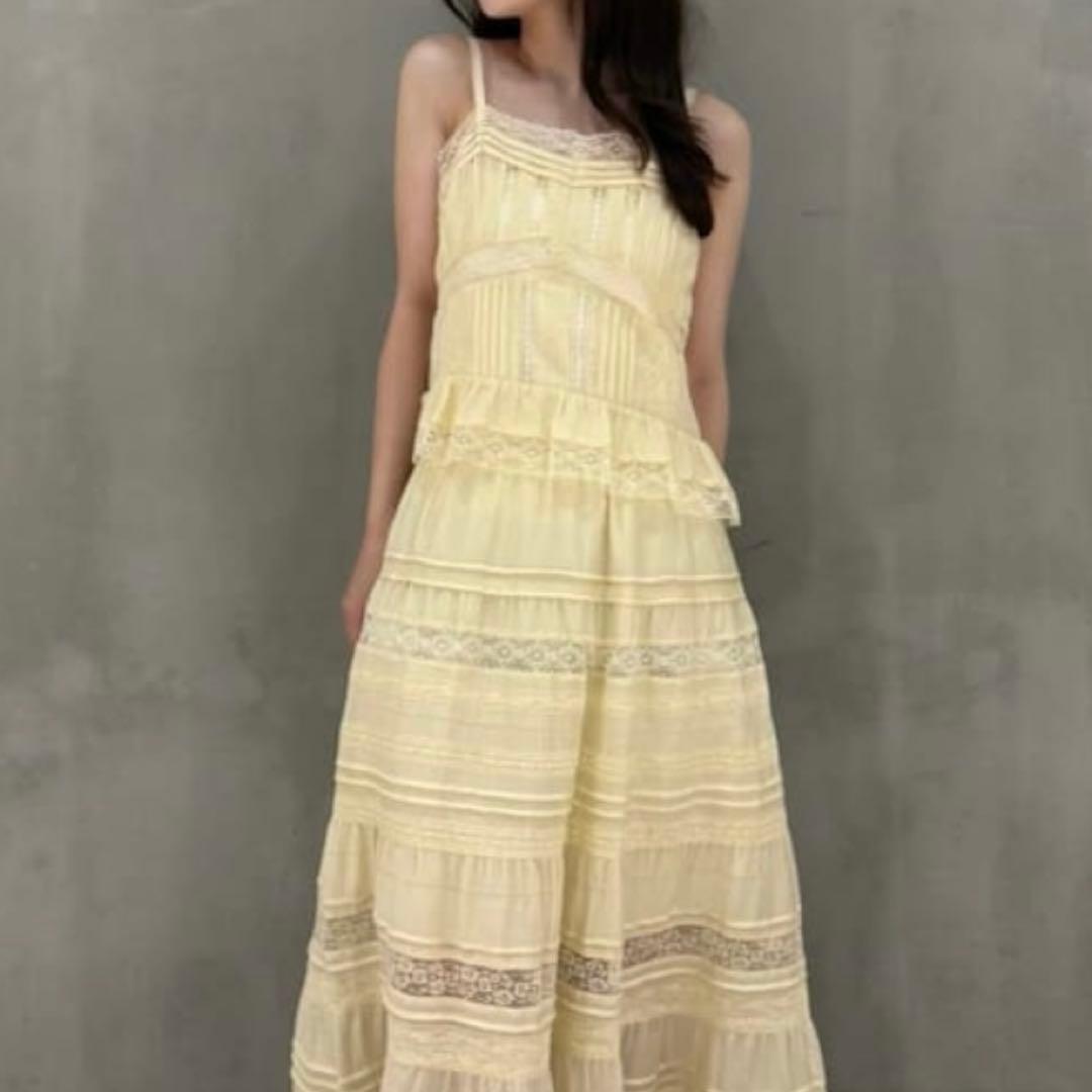 FRAY I.D デザインレースキャミソール