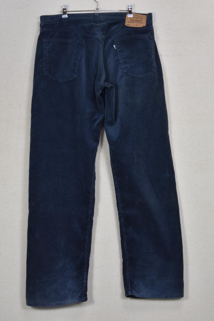 90’ｓリーバイス 565 太畝コーデュロイ紺 USA製 17113 LEVIS