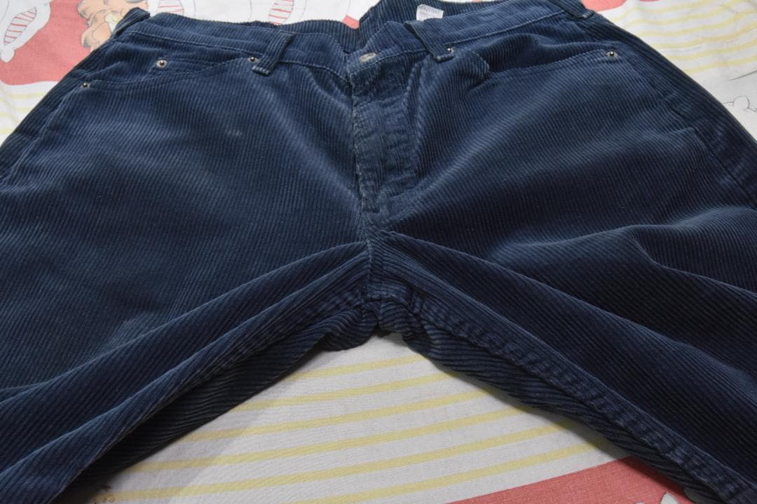 90’ｓリーバイス 565 太畝コーデュロイ紺 USA製 17113 LEVIS
