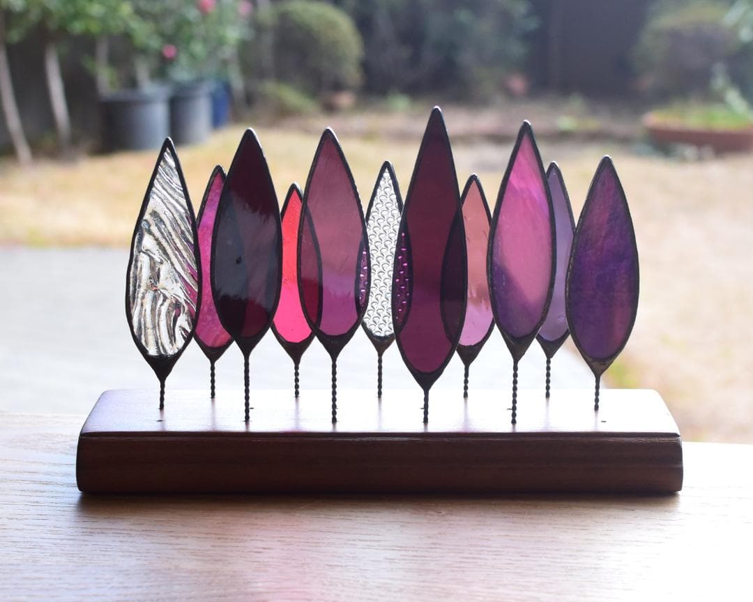 ベティ・木立ち　ステンドグラス(STG179①,179②)