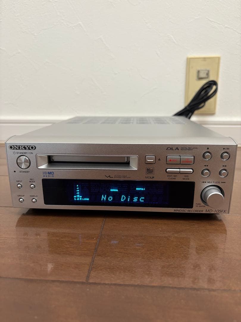 ONKYO ミニディスクレコーダーMD-105FX(S) シルバー
