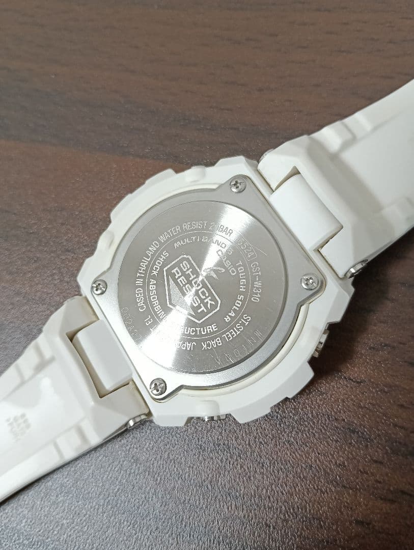 【美品】ジーショック 電波ソーラー オールホワイト 上位モデル